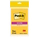  3M Post-It&reg; Lined Super Sticky Notes 4621-1SS3Y, 4"x6''x 45 Sheets/Pad (Yellow)