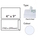  BESFORM White Envelope, Peel & Seal 4" x 9" (Box of 500's)