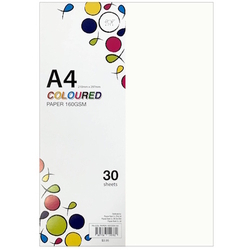  POP ARTZ Creative Paper A4, 160g 30's/Pkt (White)