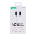 ELECOM Type-C to C Cable 240W, 1.0M (Black), MPA-CCASPE10BK