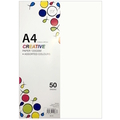 POP ARTZ Creative Paper A4, 120g 50's/Pkt (White)