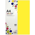  POP ARTZ Creative Paper A4, 120g 50's/Pkt (Yellow)
