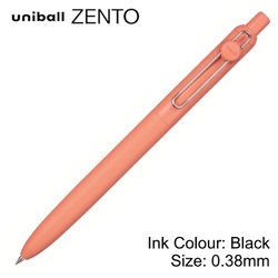  UNI Uniball Zento Standard Model Retractable Rollerball Pen UBN-ZSC-38, 0.38mm (Adobe Body)