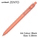  UNI Uniball Zento Standard Model Retractable Rollerball Pen UBN-ZSC-38, 0.38mm (Adobe Body)