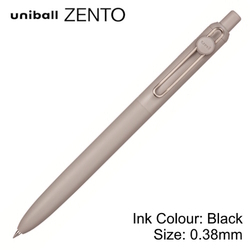  UNI Uniball Zento Standard Model Retractable Rollerball Pen UBN-ZSC-38, 0.38mm (Cloud Body)