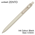  UNI Uniball Zento Standard Model Retractable Rollerball Pen UBN-ZSC-05, 0.5mm (Mist Body)