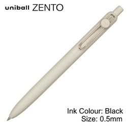  UNI Uniball Zento Standard Model Retractable Rollerball Pen UBN-ZSC-05, 0.5mm (Mist Body)