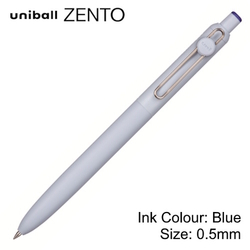  UNI Uniball Zento Basic Model Retractable Rollerball Pen UBN-ZS-05, 0.5mm (Blue Body)