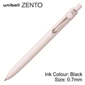  UNI Uniball Zento Standard Model Retractable Rollerball Pen UBN-ZSC-07, 0.7mm (Linen Body)