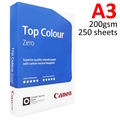 CANON Top Colour Zero Paper A3, 200g 250's CANON Top Colour Zero Paper A3, 200g 250's