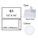  U-GRADE White Envelope, Peel & Seal 12" x 16"/B3 (Pack of 5's)