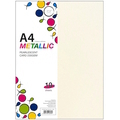  POP ARTZ Metallic Pearl Card A4, 230g 10's/Pkt (Ivory)