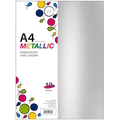  POP ARTZ Metallic Pearl Card A4, 230g 10's/Pkt (Silver)
