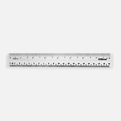  D-BEST PLASTIC RULER SR08 8"/20CM