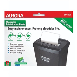  AURORA Sharp/Lubricating Sheets, 12's (SP1000)