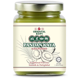 ORIENTAL KOPI Kaya Spread - Pandan Kaya, 270g x 24's/Ctn ORIENTAL KOPI Kaya Spread - Pandan Kaya, 270g x 24's/Ctn