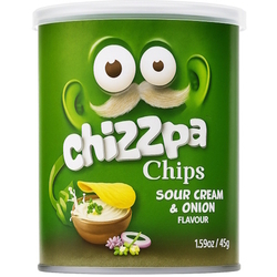  CHIZZPA Potato Crisps - Sour Cream, 45g x 24's (Ctn)