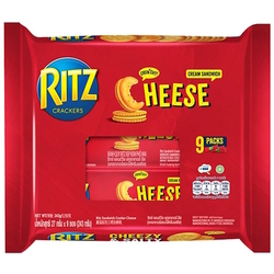RITZ Sandwich Biscuits - Cheese, 27g x 9's RITZ Sandwich Biscuits - Cheese, 27g x 9's