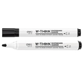  DELI Dry Erase Whiteboard Marker U00120, Bullet Tip (Black)