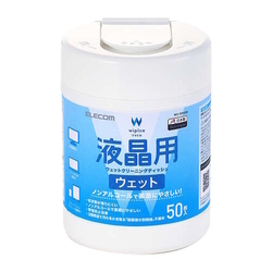  ELECOM LCD Wet Cleaning Wipes 50's, WC-DP50B