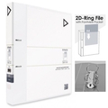  KCK Play 2D Ring File with Frontview Pocket FI8332, A4 (Clear)