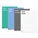 KCK Play L-Shape Folder FI A310, A4 12's (Solid Blue)