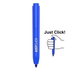  MORRIS Retractable Just Click Permanent Marker (Blue)
