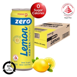  POKKA Zero Lemon Iced Tea, 300ml x 24's (BCRS)