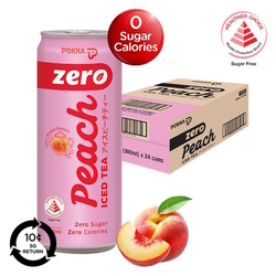 POKKA Zero Peach Iced Tea, 300ml x 24's (BCRS) POKKA Zero Peach Iced Tea, 300ml x 24's (BCRS)