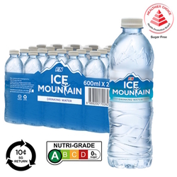 Ice Mountain Pure Drinking Water, 600ml x 24's (BCRS) Ice Mountain Pure Drinking Water, 600ml x 24's (BCRS)