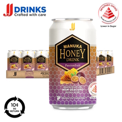 JIA JIA Manuka Honey Drink - Passionfruit, 300ml x 24's (BCRS) JIA JIA Manuka Honey Drink - Passionfruit, 300ml x 24's (BCRS)