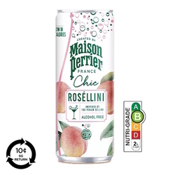  MAISON PERRIER Chic Sparkling Water - Rosellini, 250ml x 24's (Can Drink) (BCRS)