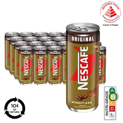  NESCAFE Low Fat Milk Coffee Can Drink - Original, 240ml x 24's (BCRS)