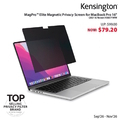  MEGA SALES - KENSINGTON MagPro&trade; Elite Magnetic Privacy Screen For Apple Macbook Pro 16" (2021 And Newer), K58371WW