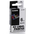  CASIO EZ-Labelling Tape 6mm (Black on White)