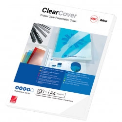  IBICLEAR A4 Cover 0.18mm, 100's (Clear)