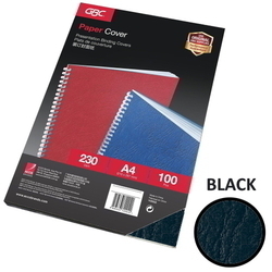  IBICOVER A4 63 Series 230gsm, 100's (Black)