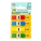  3M Post-it® Small Flags 683-4, 0.5"x1.7"x 35 Sheets/Colour (Pack of 4 Pad)