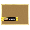  CENTRE Cork Baord with Wooden Frame Set S204-60, 600mm(W) x 450mm(H)
