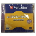  VERBATIM DVD+RW 4X, Jewel Case 1's