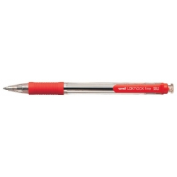  UNI Laknock Ball Pen SN101-F, 0.7mm (Red)