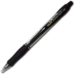  PILOT Super Grip Ball Pen 10R, 1.0mm (Black)