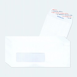  ESPP White Envelope, Window Peal & Seal 4.25x8.75" 500s