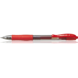  PILOT Retractable Roller Ballpoint Pen Fine BLS-G2-7, 0.7mm (Red)