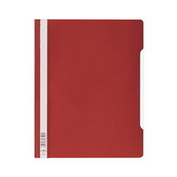  DURABLE Clear Folder 2570, A4 (Red)