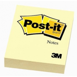  3M Post-It Note, 2'' x 3'' 50's (Yellow)