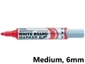  PENTEL Maxiflo Whiteboard Marker, Bullet (Red)