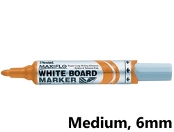  PENTEL Maxiflo Whiteboard Marker, Bullet (Org)