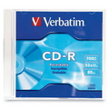  VERBATIM CD-Recordable 52X, Slim Case 1's