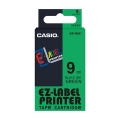  CASIO EZ-Labelling Tape 9mm (Black on Green)